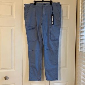 Karl Lagerfeld Blue Luxury Cargo Pants